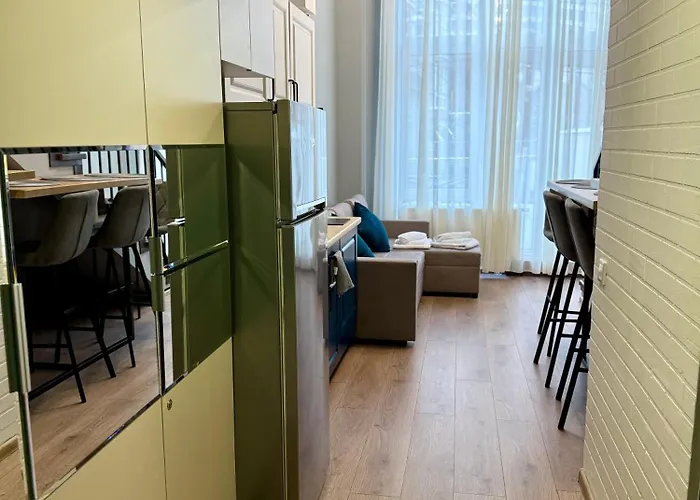 Appartement аркадія, з терасою та 3 хв до моря
